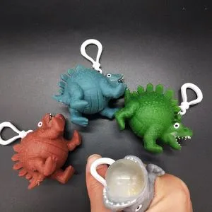 Juguetes plásticos suaves del dinosaurio del estrés
